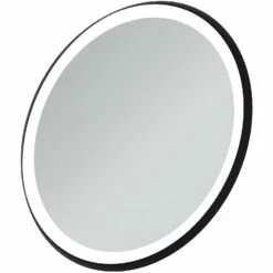 Ideal Standard Conca Spiegel Rund 65 Cm, Mit Ambientelicht Und Metallrahmen