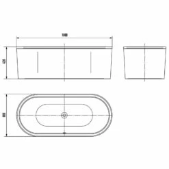 Kaldewei Classic Duo Oval Modell 111-7 Freistehende Badewanne Mit Schürze, 180 X 80 Cm, Mit Perl-Effekt -KEUCO Verkauf kaldewei badewannen freistehende classic duo oval 6804561