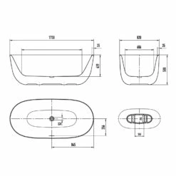 Kaldewei MEISTERSTÜCK OYO DUO 1051 Badewanne Mit Perleffekt, Ohne Überlauf, Ablaufdeckel Emailliert 9 Kaldewei MEISTERSTÜCK OYO DUO 1051 Badewanne Mit Perleffekt, Ohne Überlauf, Ablaufdeckel Emailliert -KEUCO Verkauf kaldewei badewannen meisterstuecke oyo duo 1051 10799051