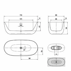 Kaldewei MEISTERSTÜCK OYO DUO 1051 Badewanne Mit Perleffekt Und Vollantislip, Mit Überlauf, Ablaufdeckel Emailliert -KEUCO Verkauf kaldewei badewannen meisterstuecke oyo duo 1051 10799093