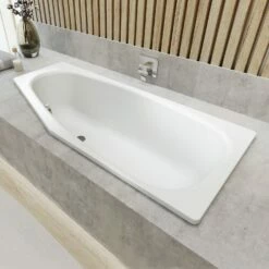 Kaldewei Mini Star Links 837 Badewanne Mit Vollantislip Und Griffbohrung