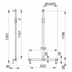 Keuco AXESS Duschhandlauf 70 Cm Mit Brausestange 9 Keuco AXESS Duschhandlauf 70 Cm Mit Brausestange -KEUCO Verkauf keuco alle serien axess duschhandlauf mit 11722659