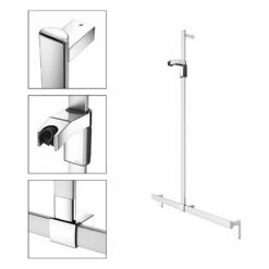 Keuco AXESS Duschhandlauf 115 Cm Mit Brausestange -KEUCO Verkauf keuco alle serien axess duschhandlauf mit 11723811