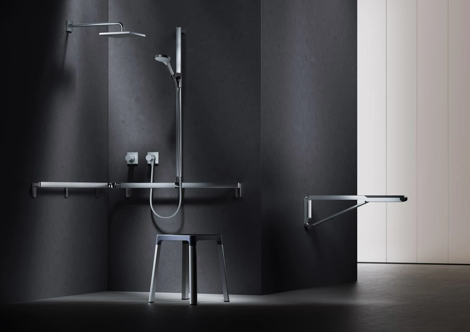 Keuco AXESS Eck-Duschhandlauf 90° Mit Brausestange, 115 X 85 X 130,1 Cm 7 Keuco AXESS Eck-Duschhandlauf 90° Mit Brausestange, 115 X 85 X 130,1 Cm – Bild 7