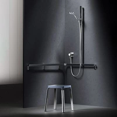 Keuco AXESS Eck-Duschhandlauf 90° Mit Brausestange, 85 X 115 X 130,1 Cm 4 Keuco AXESS Eck-Duschhandlauf 90° Mit Brausestange, 85 X 115 X 130,1 Cm – Bild 4