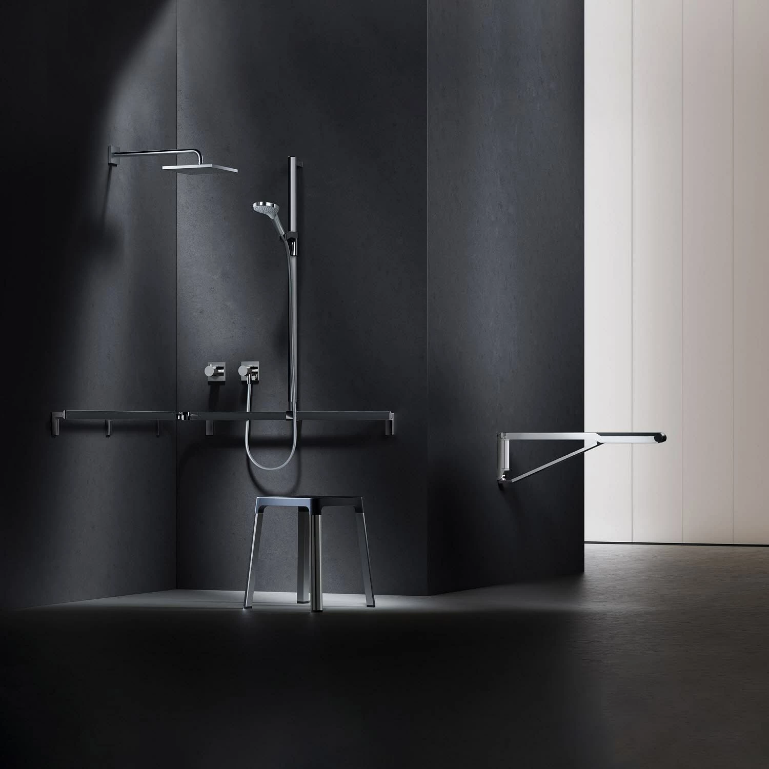 Keuco AXESS Eck-Duschhandlauf 90° Mit Brausestange, 85 X 115 X 130,1 Cm 6 Keuco AXESS Eck-Duschhandlauf 90° Mit Brausestange, 85 X 115 X 130,1 Cm – Bild 6