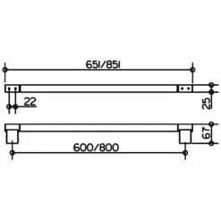 Keuco Plan Black Selection Badetuchhalter 60 Cm -KEUCO Verkauf keuco alle serien plan black selection 4889738