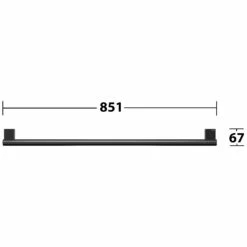 Keuco Plan Black Selection Badetuchhalter 80 Cm -KEUCO Verkauf keuco alle serien plan black selection 4889792