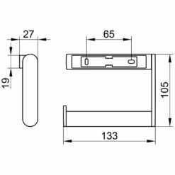 Keuco Plan Black Selection Toilettenpapierhalter -KEUCO Verkauf keuco alle serien plan black selection 4890911