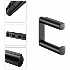 Keuco Plan Black Selection Toilettenpapierhalter