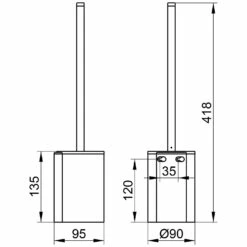 Keuco Plan Black Selection Toilettenbürstengarnitur Wandmodell 7 Keuco Plan Black Selection Toilettenbürstengarnitur Wandmodell -KEUCO Verkauf keuco alle serien plan black selection 4890995