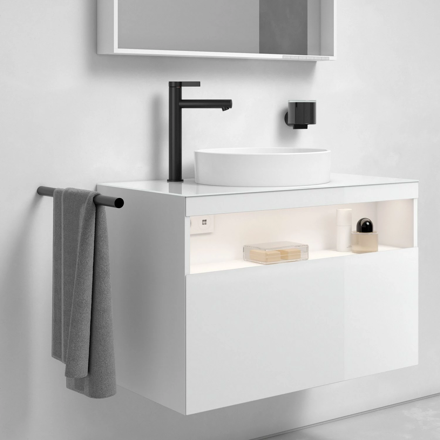 Keuco Reva Black Selection Lotionspender 2 Keuco Reva Black Selection Lotionspender – Bild 2