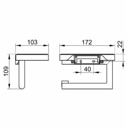 Keuco Reva Toilettenpapierhalter Mit Ablage -KEUCO Verkauf keuco alle serien reva bad accessiores 7222371