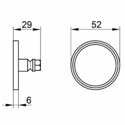 Keuco Reva Klebe-Set Nr. 10 Mit Rosette -KEUCO Verkauf keuco alle serien reva bad accessiores 7222398