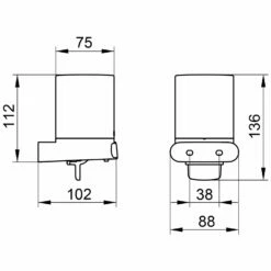 Keuco Elegance Neu Lotionspender, Echtkristall-Glas Mattiert