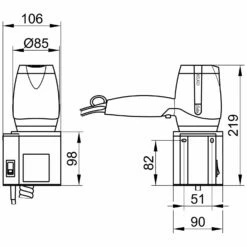 Keuco Haartrockner Mit Wandhalterung