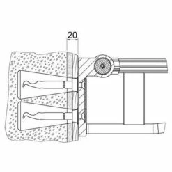 Keuco Plan Befestigungs-Set Nr.10