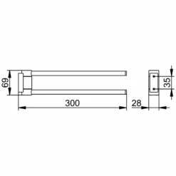Keuco Plan Handtuchhalter, Schwenkbar, Ausladung 30 Cm -KEUCO Verkauf keuco plan handtuchhalter schwenkbar ausladung 30 cm 2171770