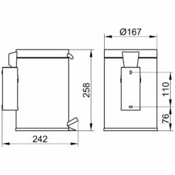 Keuco Plan Hygieneabfallsammler