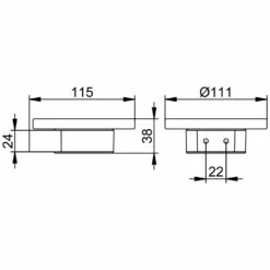 Keuco Plan Seifenablage, Komplett