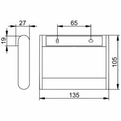 Keuco Plan Toilettenpapierhalter
