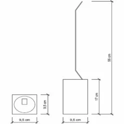 Koh-I-Noor LaVì Toilettenbürste Standmodell CROMO