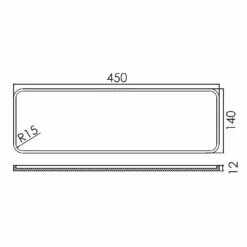 Kronenbach Stone Tablett 45 Cm -KEUCO Verkauf kronenbach bad accessoires stone tablett 47 6994974