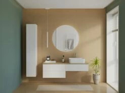 Kronenbach Cube Waschtischkonsole 141 Cm Mit 3 Auszügen Und TIP-ON -KEUCO Verkauf kronenbach badmoebel cube waschtischkonsolen 140 cm 10060553