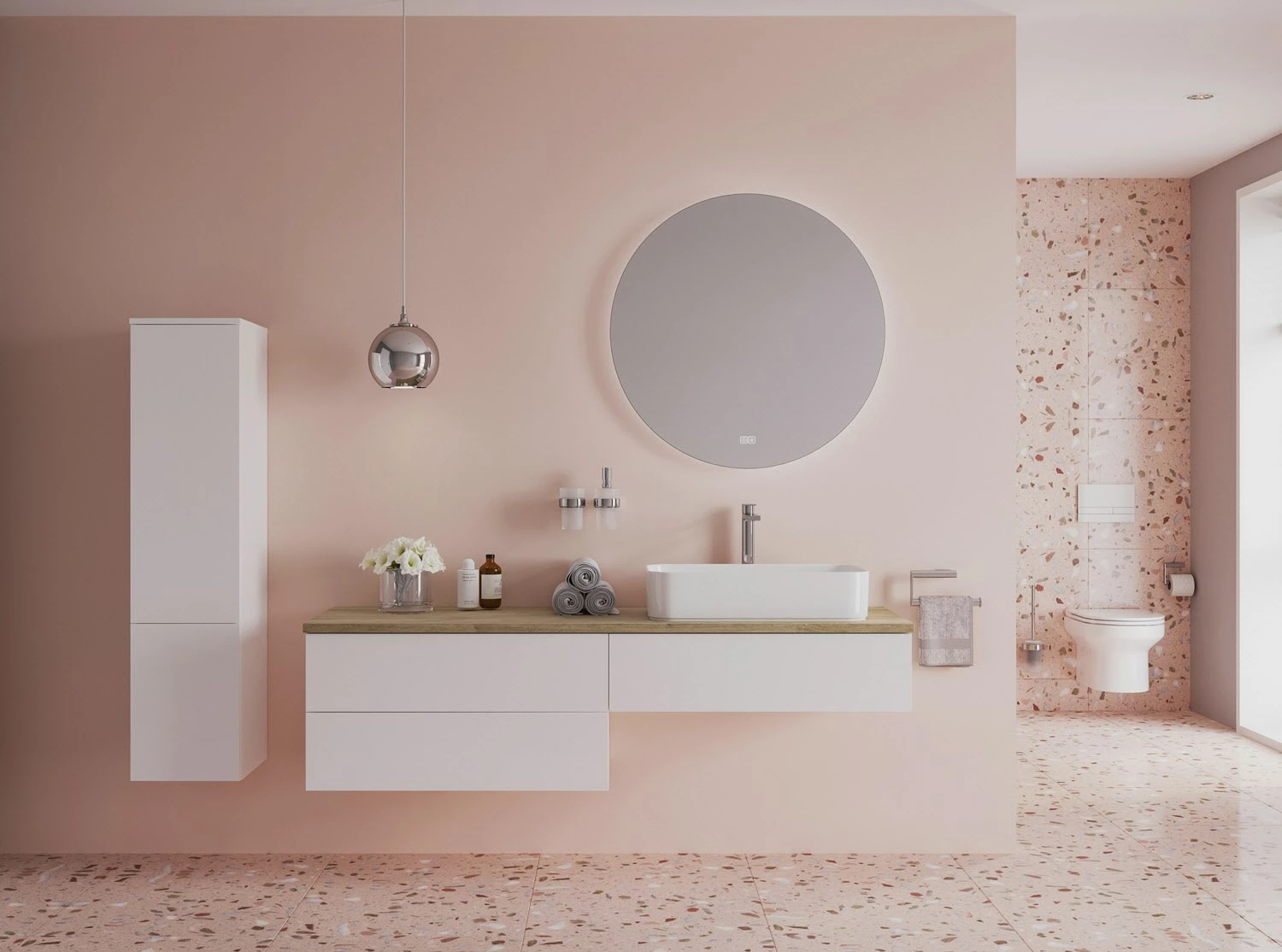 Kronenbach Cube Waschtischkonsole 161 Cm Mit 3 Auszügen Und TIP-ON 7 Kronenbach Cube Waschtischkonsole 161 Cm Mit 3 Auszügen Und TIP-ON – Bild 7