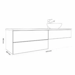Kronenbach Cube Waschtischkonsole 161 Cm Mit 3 Auszügen Und TIP-ON 10 Kronenbach Cube Waschtischkonsole 161 Cm Mit 3 Auszügen Und TIP-ON -KEUCO Verkauf kronenbach badmoebel cube waschtischkonsolen 160 cm 8137702