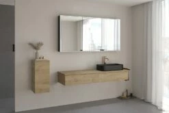 Kronenbach Cube Waschtischkonsole 161 Cm Mit 2 Auszügen Und TIP-ON -KEUCO Verkauf kronenbach badmoebel cube waschtischkonsolen 160 cm 8729894