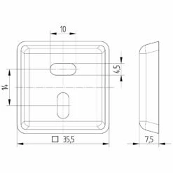 Kronenbach Quara Handtuchhalter Einarmig -KEUCO Verkauf kronenbach strata handtuchhalter einarmig 3566669