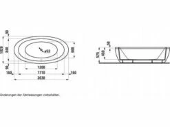 LAUFEN Alessi Badewanne Freistehend 204 X 102 Cm -KEUCO Verkauf laufen il bagno alessi 24197 badewanne 204 102 cm 1603773