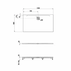 LAUFEN PRO Duschwanne 140 X 80 X 3,8 Cm -KEUCO Verkauf marken laufen duschwannen rechteck duschwannen duschwannen aus marbond laufen pro 5488915