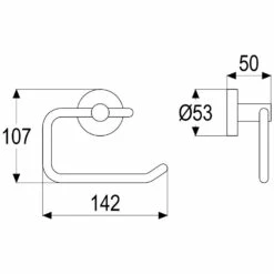 Sky Papierhalter Ohne Deckel -KEUCO Verkauf megabad profi collection accessoires sky papierhalter 9138869