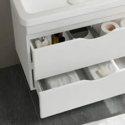 Home Waschtisch Mit Unterschrank 60 Cm, 2 Auszüge