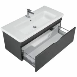 Home Waschtisch Mit Unterschrank 100 Cm, 1 Auszug