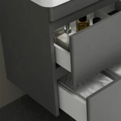 Home Waschtisch Mit Unterschrank 50 Cm, 2 Auszüge