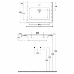 Loft Waschtisch Mit Unterschrank 60 Cm, 2 Auszüge -KEUCO Verkauf megabad profi collection badmoebel loft waschtisch 8193184