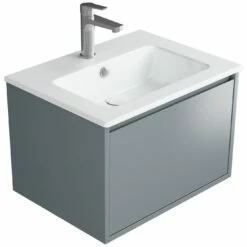 Loft Waschtisch Mit Unterschrank 60 Cm, 1 Auszug