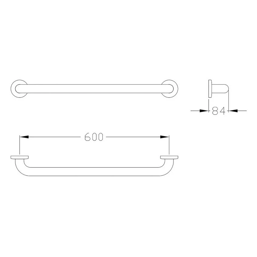 Silver Age System Haltegriff 60 Cm 1 Silver Age System Haltegriff 60 Cm