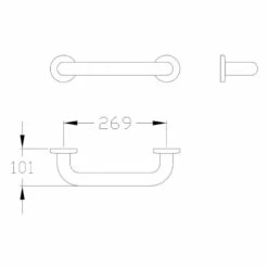 Silver Age System Haltegriff 26,9 Cm