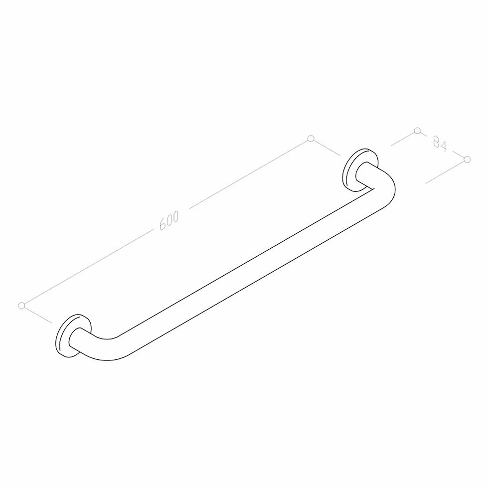 Silver Age System Haltegriff 60 Cm 2 Silver Age System Haltegriff 60 Cm – Bild 2