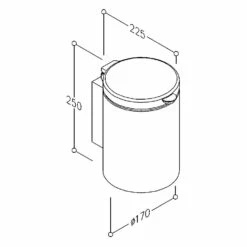 Silver Age System Abfallbehälter 3 L