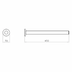 Silver Age System Handtuchstange 45 Cm