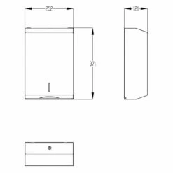 Silver Age System Handtuchspender 25,2 X 37,1 Cm