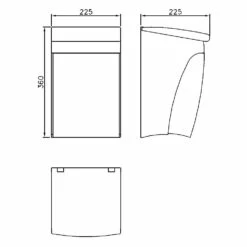 Silver Age System Abfallbehälter 8 L