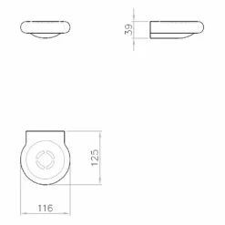 Silver Age System Seifenablage, Ohne Ablaufloch, Mit Diebstahlschutz