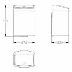Silver Age System Abfallbehälter 10l