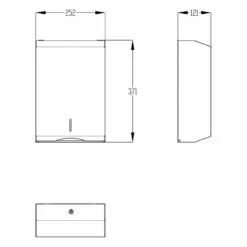 Silver Age System Handtuchspender 25,2 X 37,1 Cm, Inkl. Anti-Fingerprint